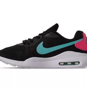 Nike Air Max Oketo Casual Sneakers Size 9 Black/Tiffany Blue